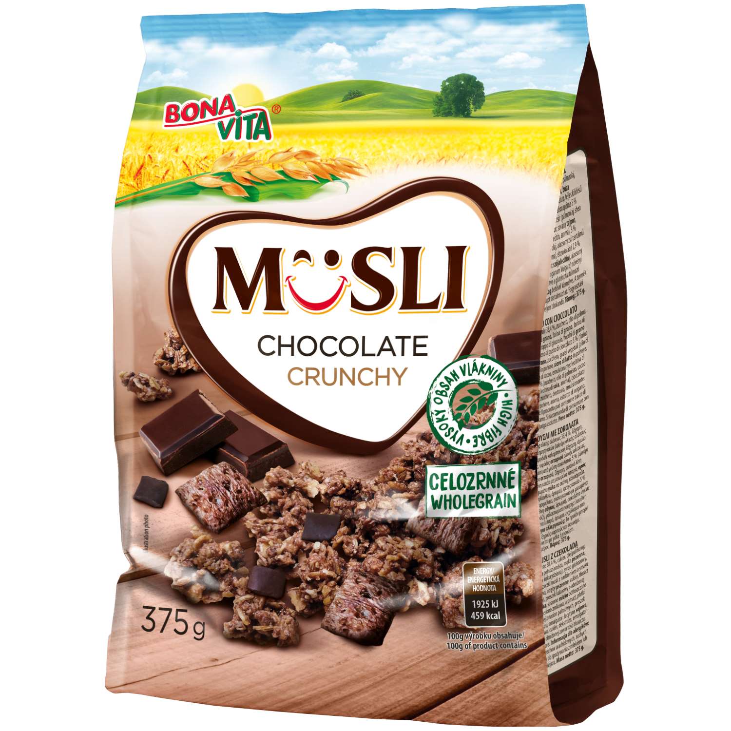 Muesli Crunchy with Chocolate 375g - ELGIO